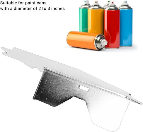 Stainless Steel Spray Paint Can Shaker, Paint Mixer, Can Shaker with Reciprocating Saw Adapter, Ideal for Homemade Butter, Mayonnaise, Cocktails & Milkshakes in Saudi Arabia