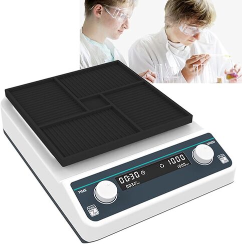 Microplate Shaker for Elisa and Cell Culture Plates, Adjustable Speed 500-1200RPM, Digital Display, 96-Well Plate Micro Shaker in Saudi Arabia