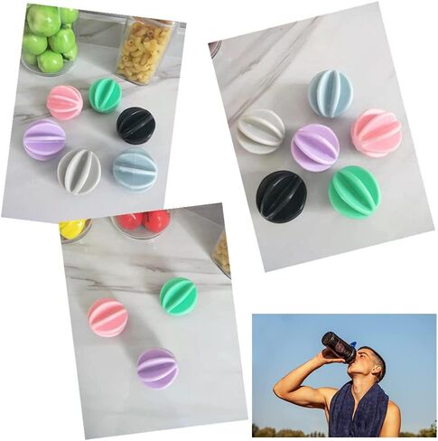 Milkshake Protein Shaker Balls，Powerful Mixing Ball For Stir, Mix, Shake Powder Drinks，Plastic Stirring Ball Bottle Sports Drink Protein Bottle Vibrating Ball Valentine's Day Surprise Gift in Kuwait