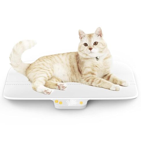 MINDPET-MED Digital Pet Scale, Baby Scale, Precision±0.08oz, Max 30kg/66lbs, Auto-Hold, Integrated Design Without Disassembly, Suitable for Cats, Small Breed Dogs, Infants, and Young Children in Kuwait