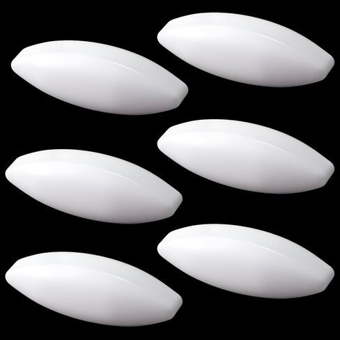 10 عبوات من Qunclay قضيب تحريك مغناطيسي 10 مم × 30 مم 1.18 بوصة طول PTFE خلاط مغناطيسي قضيب تحريك للصناعة/المختبر، شكل الزيتون، أبيض in Saudi Arabia