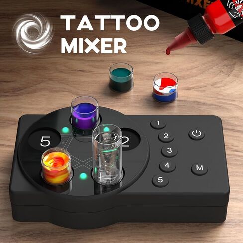 مكافحة الترسيب حبر الوشم النمام الصباغ خلاط الحبر الكهربائي مختبر خلط طلاء الأظافر رمش المواد اللاصقة دوامة للأنابيب (خلاط الحبر منتج الوشم المضاد للترسيب in Kuwait