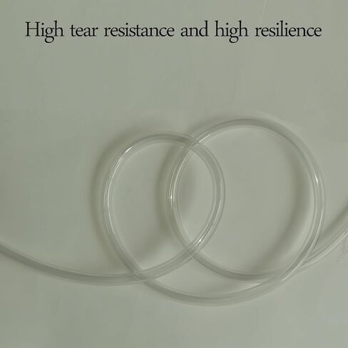 أنابيب السيليكون 3/8 "ID x 1/2" OD-3.3ft، أنبوب السيليكون الغذاء الصف مرنة عالية درجة الحرارة خراطيم السيليكون النقي لتخمير المنزل، وصنع النبيذ in Saudi Arabia