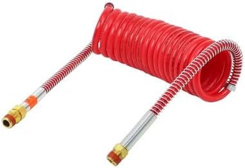 LINE Assy, AIR, Coiled, Brake, Heavy-Duty, RED Emergency Coil, 15 FT Working Length in Kuwait