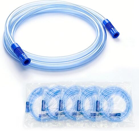 Extended Suction Connection Tube, 6.5 Feet Hose Tubing Replacement Flexible & Durable, Compatible with 9mm Standard Connector Devices 2 Pcs in Kuwait