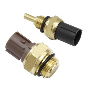 Cooling Fan Switch Coolant Temp Sensor 37760-P00-003 + 37870-PJ7-003 Replacement for Honda Accord CR-V Civic, Set of 2