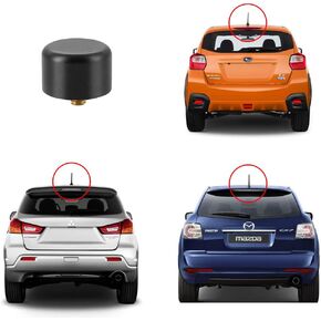 Custom Antenna Delete Cap for Mazda 2 3 5, Mitsubishi Lancer Mirage G4 Outlander RVR, Subaru Forester Impreza WRX STI BRZ XV Crosstrek, Stylish Antenna Cover for Mazda Mitsubishi Subaru Accessories