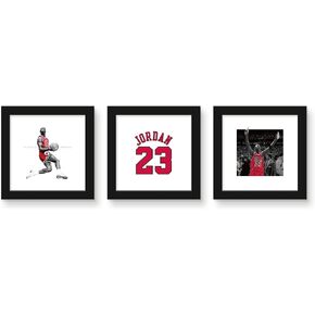 Trends International Gallery Pops Michael Jordan - Iconic Wall Art Bundle (3-Pack)