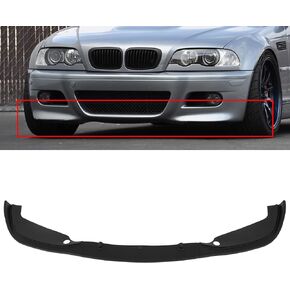 SCITOO Matte Black Front Bumper Lip H-Style Fits for 2001-2006 for BMW E46 M3 PP Front Lip Spoiler