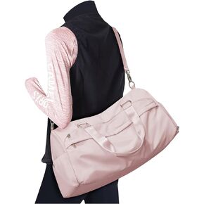 Gym Bag for Women Men, Sport Duffle Bag with Shoe Compartment, Travel Shoulder Bag, Carry on Gym Tote Bag