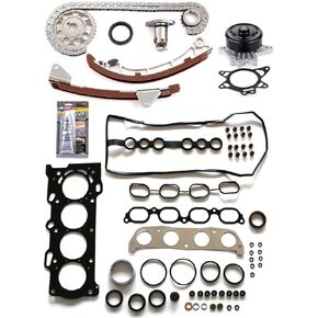 Timing Chain Kit Water Pump Head Gasket Set 2000-2008 for Chevrolet for Pontiac