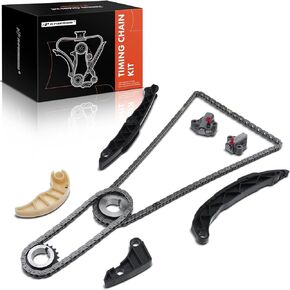 A-Premium 10PCS Engine Timing Chain Kit W/Tensioner [fits DOHC, 4Cyl 2.4L] Compatible with Hyundai Sonata 08-15, Tucson 10-13 & Kia Forte 10-13, Forte5, Optima 09-12, Rondo 09-10, Sportage 11-13