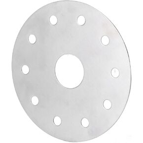 Thermal Guide Plate, Heat Diffuser Stainless Steel Induction Cooktop Converter Disk for Gas Stove Glass Cooktop Converter Disk(12.3CM in diameter)