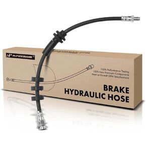 A-Premium Front Driver and Passenger Side Brake Hydraulic Hoses Compatible with Select Dodge and Chrysler Models - Dart 2014-2016, 200 2015-2017 - Replace# 68213497AC, 68213497AA(Pack of 2)