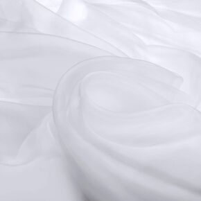 BBTO 16 Feet by 54 Inch Organza Voile Dress Fabric Fancy Costumes Decorations (Rainbow Color)