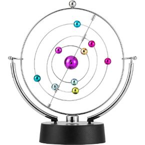Electronic Perpetual Motion Battery Operated Home Office Desk Ornament (Solar System)