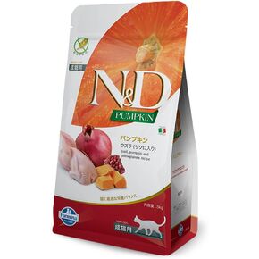 Farmina N&D, Pumpkin Quail Pumpkin and Pomegranate Recipe Adult Dry Cat Food, 3.3lb