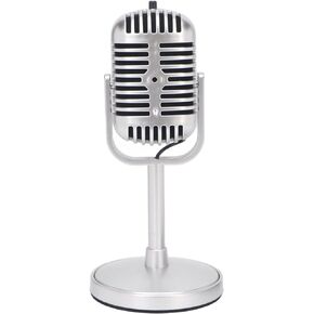 ميكروفون سلكي 3.5 مم من EBTOOLS، ميكروفون صوتي متعدد الاتجاهات، ميكروفونات غناء كاريوكي للألعاب، مفتاح تشغيل وإيقاف، لأجهزة الكمبيوتر المكتبية والكمبيوتر المحمول، فضي in Kuwait