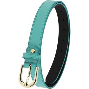 FASHIONGEN - Women genuine Italian leather belt LUNA, Made in France