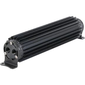 Derale 13280 Dual-Pass Heat Sink Cooler, 12" Black Anodized
