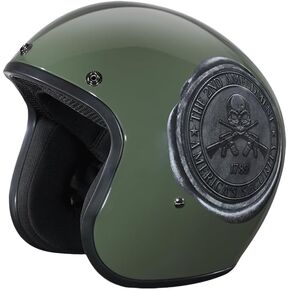 Daytona Helmets 3/4 Shell Open Face Motorcycle Helmet [Graphics]