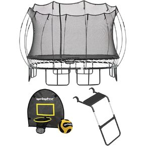 ترامبولين قفز مربع من سبرينج فري، أسود in Kuwait
