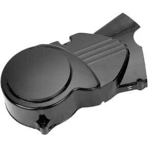 HIAORS Black Left Engine Stator Cover for CRF50 XR50 SSR 50cc 70cc 90cc 110cc 125cc Thumpstar Apollo Stomp Pitster Pro Taotao Coolster Roketa Chinese Dirt Pit Bike
