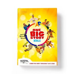 CSB One Big Story Bible, Hardcover, Red Letter, Presentation Page, Study Helps for Children, Christ Connections, Memory Verses, Full-Color Maps, Easy-to-Read Bible Serif Type
