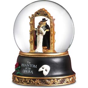 The San Francisco Music Box Company The Phantom™ and Christine Mirror Scene Water Globe