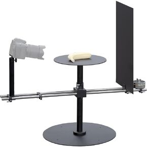 DF DIGITALFOTO V360 Degree Camera Spinner,Professional Photography Turntable Photo Booth for YouTube Vlog Unboxing Commercials Video B-Roll Footage Food Jewelry Slow Motion Bullet-time