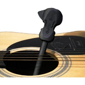 Guitar Bow, Folk Song Classical Guitar Pick Acoustic Bow for Guitar, Create Cello and Violin-Like Sounds, Rosin Included, Guift Idea for Christmas Birthday (Matte Black)