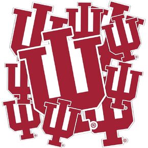 Desert Cactus Indiana University Hoosiers Bloomington Stickers Vinyl Decals Laptop Water Bottle Car Scrapbook T3 (Type 3-1)