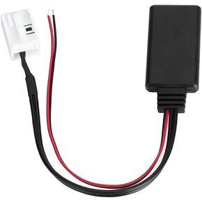 Tbest Car Aux Adapter Cable,12 Pins o Cable for Bluetooth Auxiliary Adapter Accessories Fit for E60 E61 E63 04 10