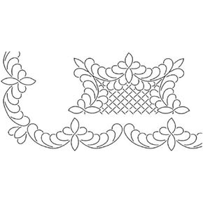 Sten Source Quilt Stencils by Barbara Chainey-3" Scallop Feather & 11" Block 10"X20" in Kuwait