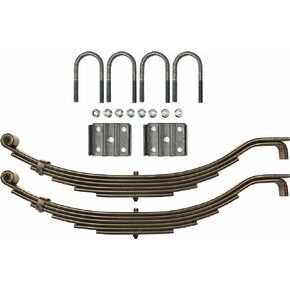 LIBRA 8000# 8K Single Trailer Axle Suspension Kit 4000# Leaf Springs U-Bolt Kit