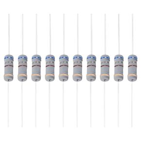 YOKIVE 50 PCS Carbon Film Resistors, 2W 680 Ohm 5% Tolerances Resistor, Good for DIY Electronic Projects (4 Color Band, 2.46x0.19-Inch)