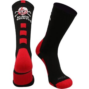 TCK Nebraska Cornhuskers Socks Blackshirts Crew