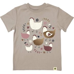 John Deere Do Good Today Baby Infant Chicken Short Sleeve Thirt-Oatmeal in Kuwait
