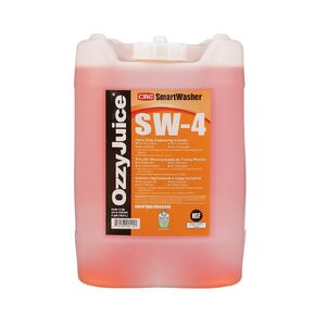 CRC SmartWasher OzzyJuice SW-4 Heavy Duty Degreasing Solution, 5 Gallon, Water-Based, Non-Flammable, Ph Neutral, Industrial Strength, Suitable For Automotive And Industrial Applications