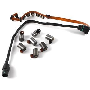 O1M Transmission Master Solenoid Kit Ribbon Harness Shift Transmission Solenoid Set Compatible with 1995-UP VW Golf Passat Beetle Cabrio Jetta Replace# 095927331 119952 119954 119957A
