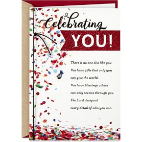 Hallmark DaySpring Religious Birthday Card (Celebrating You)