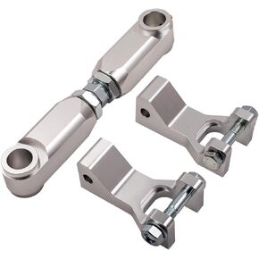 Front & Rear Billet Lowering Kit Compatible with Yamaha ATV Raptor 660 660R YFM660R 2001-2005 Raptor 700 700R YFM700 2006-2017 Raptor350 2004-2013