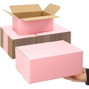 Christmas Shipping Boxes Medium 8x6x6 Inches, 30 Pack Corrugated Cardboard Boxes Bulk, Mailer Boxes for Small Business Packing Mailing