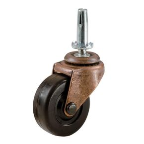 Shepherd Hardware 9347 1-5/8-Inch Medium Duty Stem Caster, 2-Pack
