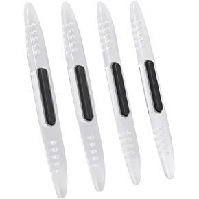 4PCS Car Door Edge Guard Protectors, Silicone Auto Body Protector Trim Guard Universal Anti-Collision Car Protector Strips for Truck SUV Vehicle Sedans, Transparent