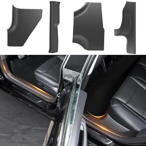BMZX for Tesla Model 3 Highland Door Sill Protector Carbon Fiber Front and Rear Door Entry Edge Guard Decoration Scuff Plate for Tesla Model 3 Highland Accessories 2024 - Pack of 8 in Kuwait