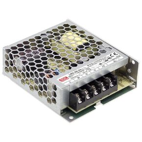 Mean Well LRS-50-12 Switching Power Supply, Single Output, 12V, 4.2A, 50.4W, 3.9" L x 3.23" W x 1.18" H