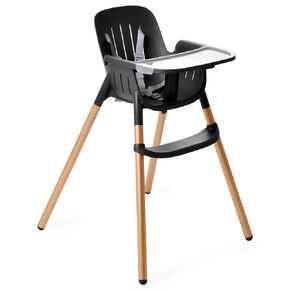 Peg Perego Poke High Chair - Modern and Easy to Clean - from 6 to 36 Months - Polar (White & Gold)