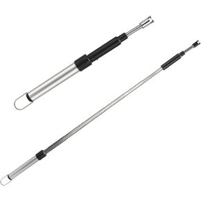 Long Lighter, Retractable Electric Lighters, Lgnition Port Can be Rotated 360°, Rechargeable via USB, lighters Suitable for Lighting Candles, barbecues, fireplaces, fire pits, etc.