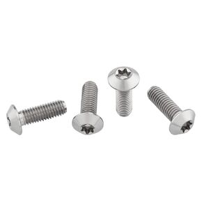 Wolf Tooth Titanium Oil Slick Water Bottle Cage Bolts - Low Profile Head/Oil Slick / 4 Pack